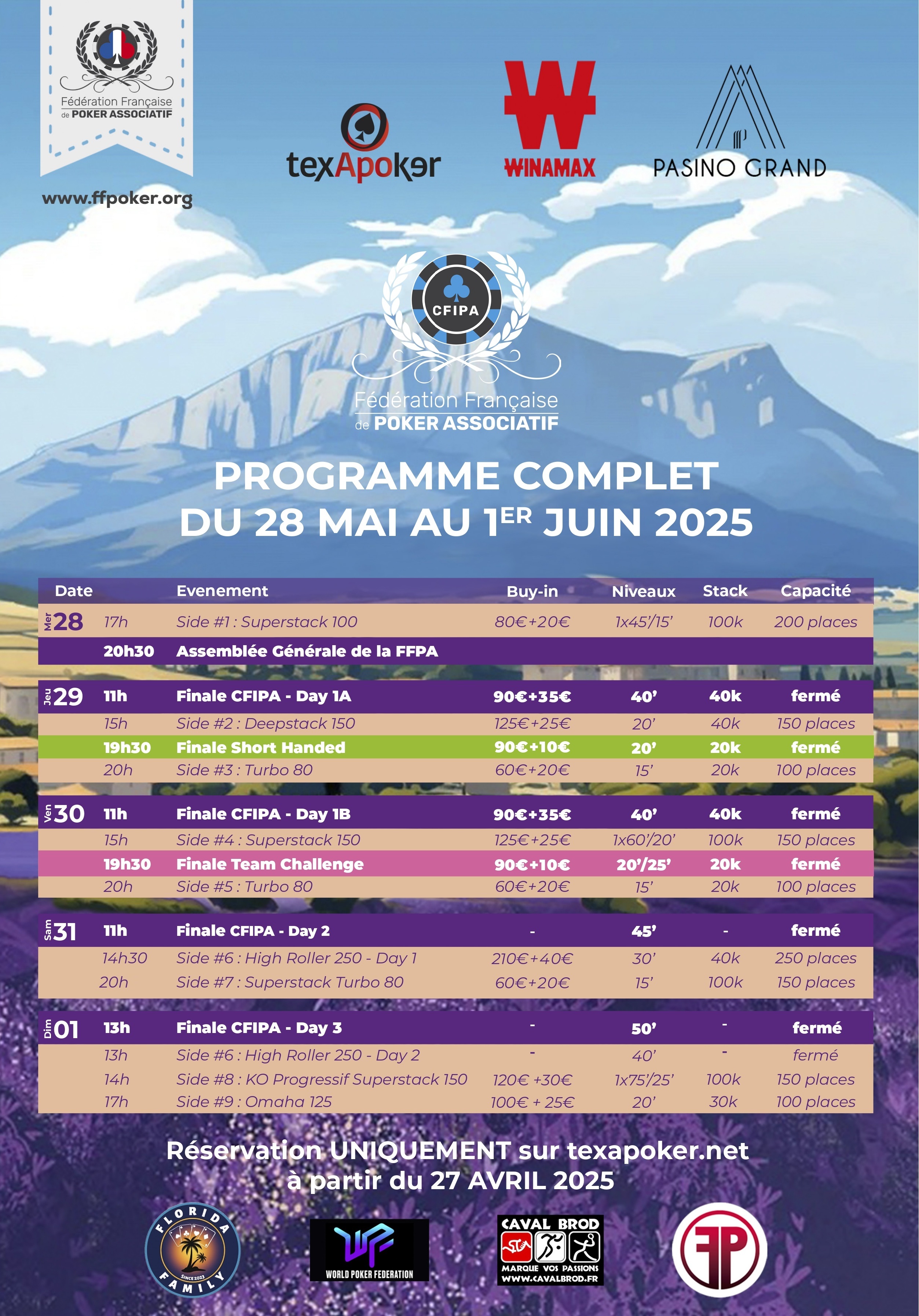 Programme CFIPA 2025 Programme C.N.I.C. 2023
