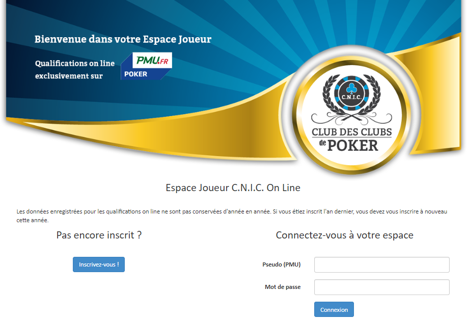 Espace Joueur